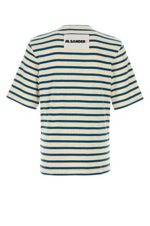 Jil Sander J47gc0109j46497 109 Cornsilk Cotone T-Shirt T-shirts And Polos