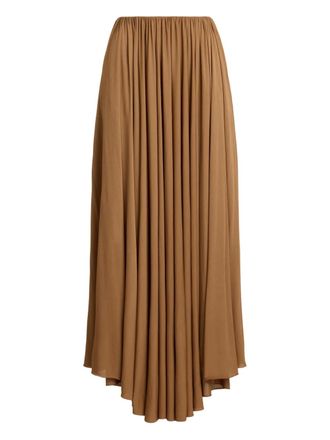 Ralph Lauren Collection Gonna lunga svasata - Marrone