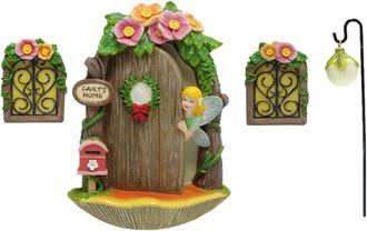 OEM Decorazione Per Finestra Da Favola, Decorazione Per Giardino Fatato, Ciondolo Fatato, Lampione In Miniatura, Finestra, Porta, Figurine, Decorazione Pe