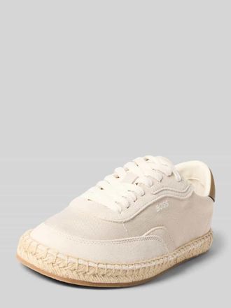 HUGO BOSS Low Top Sneaker mit Label Stitching Modell CARLYNN in Weiss, Gr&ouml;&szlig;e 36