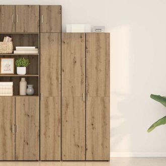 vidaXL Vidaxl - Alacena Roble Artisan 70 X 42.5 X 185 Cm Madera Contrachapada
