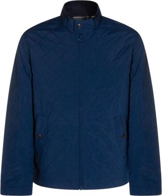 Barbour Tyneside Quilted Jacket - Heren - Zomerjassen - Blauw - XL - Leer - Jassen