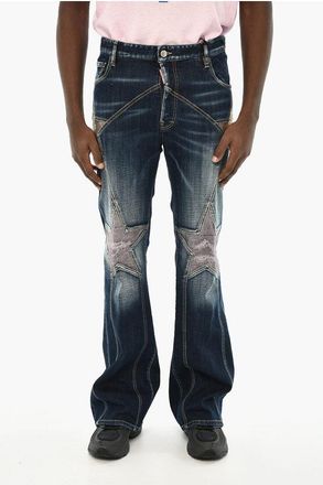 Dsquared2 Jeans Boot Cut Effetto Stonewashed taglia 50