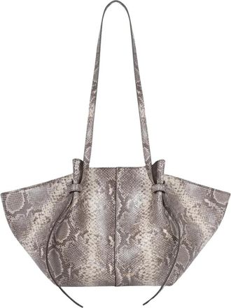 Yuzefi Mochi Leren Tas met Reli&euml;f - Dames - Schoudertassen - Veelkleurig - ONE Size - Leer - Tassen