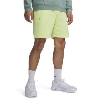 Under Armour Mens Essential Fleece Shorts - Sonic Yellow/Sonic Yellow Size L