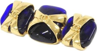 Chanel Pre-owned Jewellery, female, Multicolor, Size: ONE SIZE Pre-owned Ribbon Design Earrings