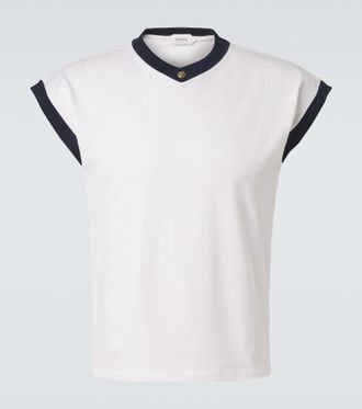 Versace Medusa cotton-blend jersey T-shirt
