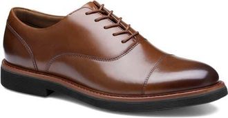Johnston & Murphy Tyson Cap Toe Oxford in Tan Full Grain at Nordstrom, Size 11.5