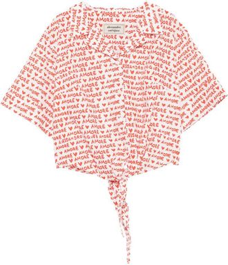 Alessandro Enriquez Alessandro Enriquez Womens Printed Cotton Shirt