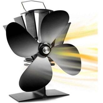 OEM Ventilador Para Estufa De Le&ntilde;a Con 4 Aspas, Alimentado Por Calor, Para Quemador/troncos/chimenea, 40 &deg;c/104 &deg;f. Arranque R&aacute;pido, Circulaci&oacute;n De Aire C
