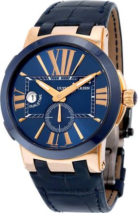 Ulysse Nardin Executive Dual Time Automatic Mens Watch 246-00-5-43