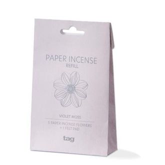 Tag Violet Moss Paper Incense Refills Set of Five Ivory Fragrance in Beige at Nordstrom