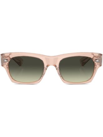Oliver Peoples Occhiali da sole squadrati Kasdan - Marrone