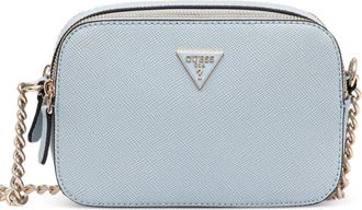 Guess Co mini Noelle logo cross body bag - women - Polyurethane - One Size - Blue
