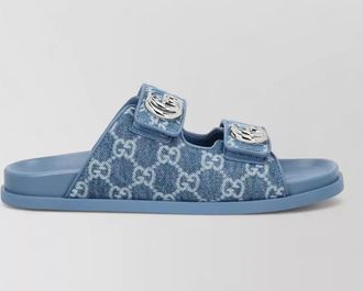 Gucci slide sandals open toe flat sole