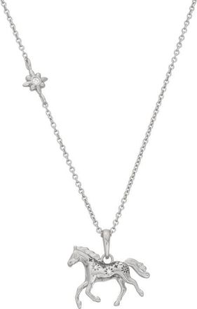 Alex and Ani Horse Pendant Necklace in Silver at Nordstrom