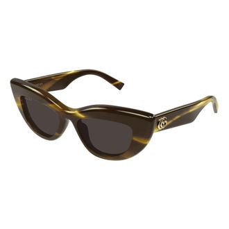 Gucci Sunglasses, female, Brown, Size: 50 MM Gg2031S Cat-eye Sunglasses