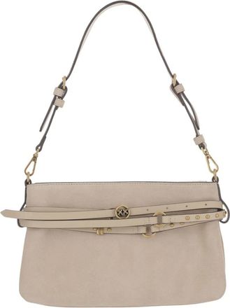 Pinko Mini Belt Bag - Dames - Schoudertassen - Beige - ONE Size - Leer - Tassen