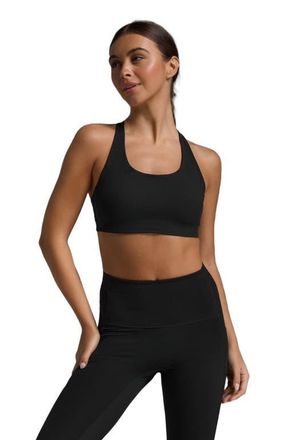 2XU Form Strappy Low Impact Bra in Black/black at Nordstrom, Size Xx-Large