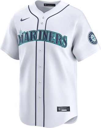 Nike Logan Gilbert Seattle Mariners Nike Mens Dri-FIT ADV MLB Limited Jersey in White | LM25MVHOMV9-5C8