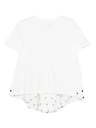 Parlor polka dot ruffled blouse - women - Cotton - One Size - White