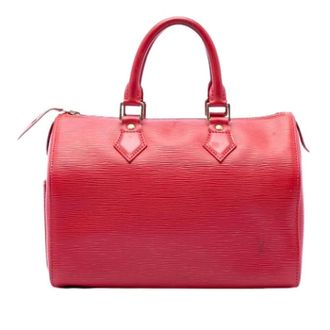 Louis Vuitton Pre-owned Handbags, female, Red, Size: ONE SIZE Pre-owned Speedy 25