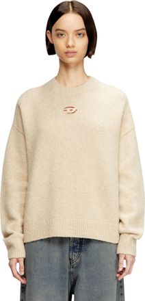 Diesel Jumper in wool and alpaca blend - Knitwear - Woman - Beige