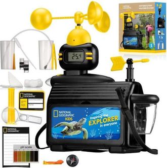 Bresser Station M&eacute;t&eacute;o Pour Enfants - Jeu De D&eacute;couverte - Bresser - Des 8 Ans