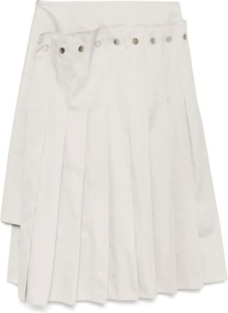 Rokh Gonna plissettata a doppio strato - Toni neutri