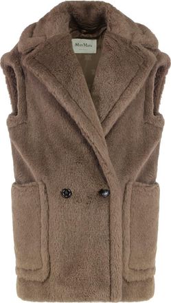 Max Mara Teddy Vest Made Of Alpaca And Wool