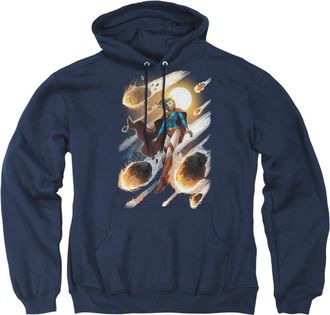 Gildan Justice League of America Supergirl 1 Adult Pull Over Hoodie / Hooded Sweatshirt