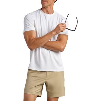 Rhone Waffle Tech Crew T-Shirt in White at Nordstrom, Size Xx-Large