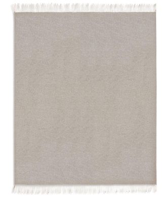 Alonpi Melrose fringe-detailing blanket - Neutrals