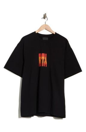 Rta Colin Graphic T-Shirt in Black Paradise Flame at Nordstrom Rack, Size Xxx-Large