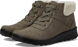 Bzees Generation Womens Boots Olive : 8.5 W, Textile