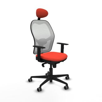 Piqueras y Crespo Silla De Oficina Con Cabecero Jorquera Piqueras Y Crespo 1d036g1 Naranja Oscuro