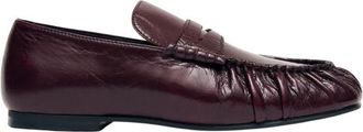 Alohas Aven Rift Leren Loafers - unisex - Loafers - Rood - 35 EU - Leer - Schoenen