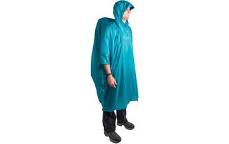 Sea To Summit Regenponcho SEA TO SUMMIT, Damen, blau, Obermaterial: 100% Nylon, unifarben, Jacken Regenponcho