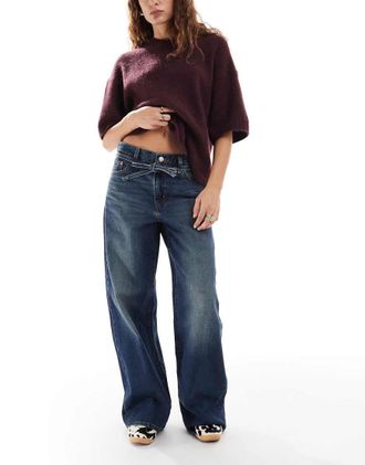 Levi's XL - Jeans ampi dritti blu slavato
