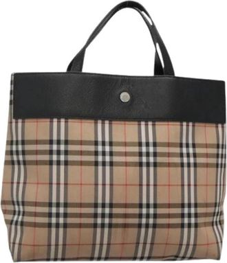 Burberry Pre-owned Nylon handbags - Dames - Vintage Handtas - Beige - ONE Size - Nylon - Vintage