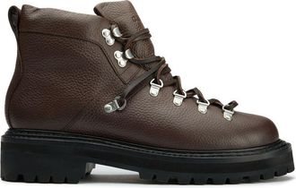 G.H. Bass & Co. Mens Mason Alpine Boots - Brown Leather - Size UK 8