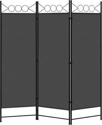 Woltu Biombo Separador De Ambiente Biombo Divisor De 3 Paneles Divisor De Habitaci&oacute;n Para Privacidad Separador De Ambientes Plegable Gris Oscuro 167x172 Cm 