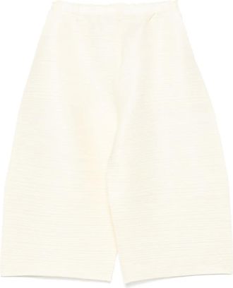 Pleats Please Issey Miyake Pantaloni Thicker Bottoms 2 - Giallo