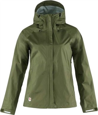 Fj&auml;llr&auml;ven Womens High Coast Hydratic Jacket In Green