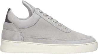 Filling Pieces Low Top Suede - Dames - Sneakers - Grijs - 38 EU - Leer - Schoenen