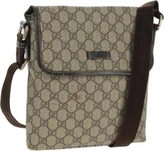 Gucci Pre-owned Cross Body Bags, female, Beige, Size: ONE SIZE Pre-owned Vintage Cross Body Bag
