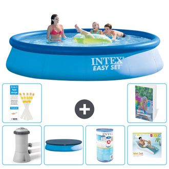 Intex Piscina Easy Set Redonda - 396x84 Cm - 7-piezas S287