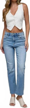 Hidden Jeans Quinn Skinny Jean In Medium Light Wash