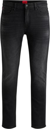 HUGO BOSS Extra-slim-fit jeans in black-black stretch denim