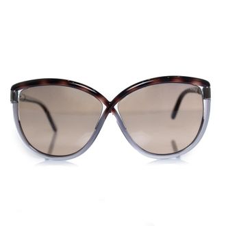 Tom Ford Tom Ford Abbey zonnebril in grijs en bruin